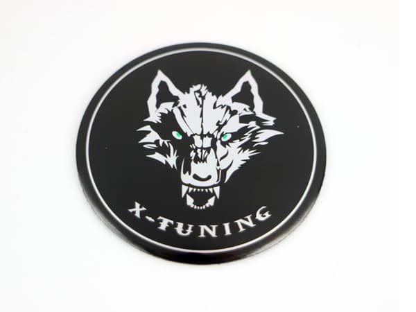 Varg hjulnav emblem till fälgar o centrumkåpor 4-pack styling