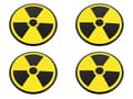 Miniatyrbild 1 av 2: Radioaktivitet hjulnav emblem t fälgar o centrumkåpor 4-pack styling