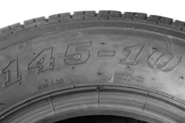 145R10 radiaali perävaunun rengas, 10" tuuman rengas, 430kgs 14510 84/82N, raskas Wanda