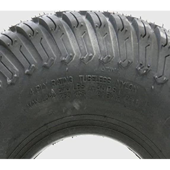 Däck för gräsklippare - WANDA - 11x4.00-5 - 4 lager - Rundade axlar - Tubeless