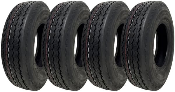 4.80/4.00-8 6ply, trailerdæk, 340kg, 400x8 - Wanda P811 road legal - sæt med 4.