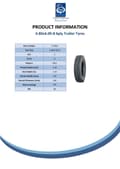 Pikkukuva 7 / 9: 4.80/4.00-8 Wanda Trailerin rengas 6ply High Speed E-Marked Road Legal (3 kpl)