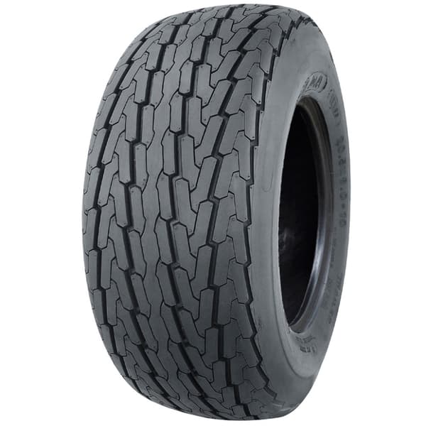 20.5x8-10 trailerdæk, 8 lag, høj hastighed, vejgodkendt, også til buggy og plæneklipper.