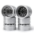 Miniatyrbillede 2 af 2: RC Lastbil Hjul Fælg, Aluminiumslegering Konstruktion, 12mm Hex Hub, 4PCS