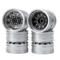 Miniatyrbillede 1 af 2: RC Lastbil Hjul Fælg, Aluminiumslegering Konstruktion, 12mm Hex Hub, 4PCS