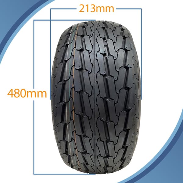 18.5x8.50-8 perävaunun rengas 6-kertainen High Speed Road Legal 425kgs 215/60-8 (4 kpl)