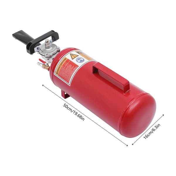 Däckkantssätare, 8L kapacitet, maximalt tryck 145 PSI, tillverkad av stål,Röd