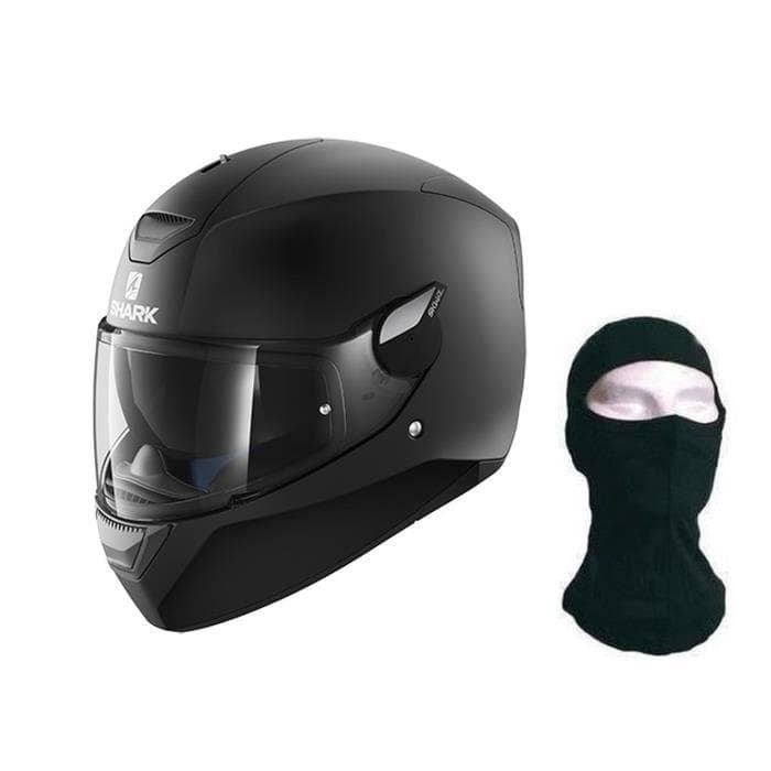Shark D Skwal Full Face Helmet Matt Black + Hood
