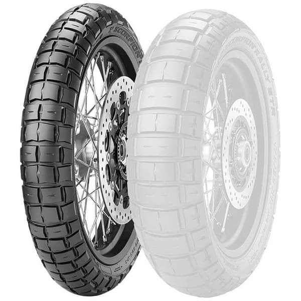 Pirelli Trail Forhjul Scorpion Rally Str 58v Tl Sort 120 / 70 / R17