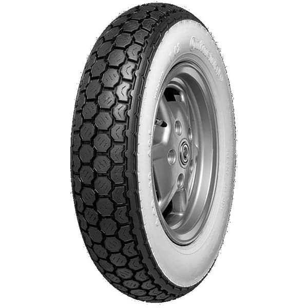 Continental Forstærket For-eller Bagdæk K 62 Whitewall Tl 59j Sort 3.50 / R10