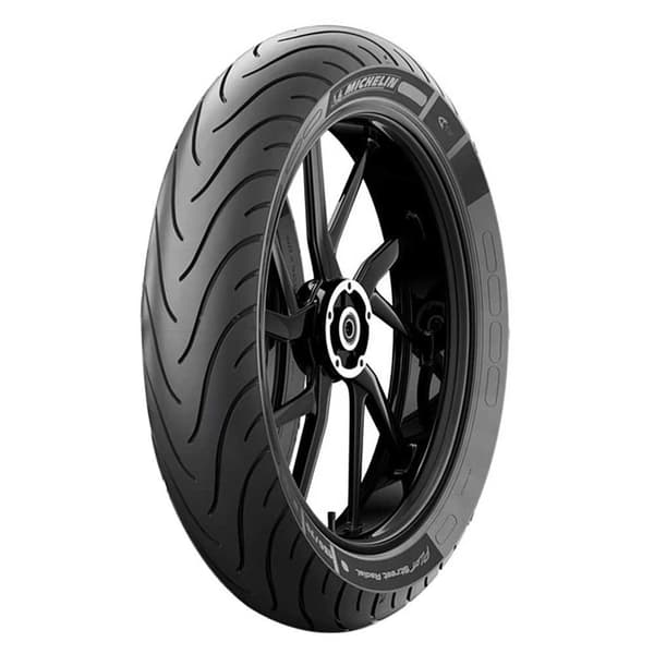 Michelin Moto Tien Eturengas M/c 54h Pilot Street Radial Tl/tt 401784 Musta 110 / 70 / R17