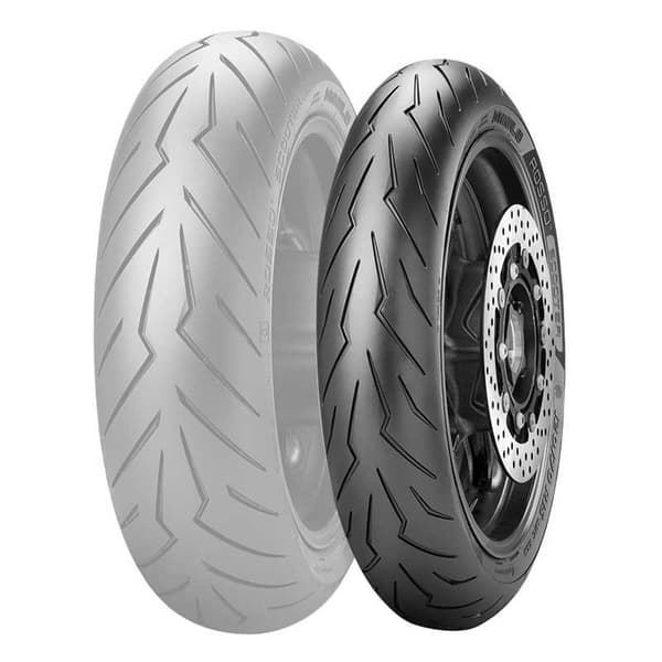 Pirelli Skootterin Eturengas Diablo Rosso Sc 47p Tl Musta 110 / 70 / R12