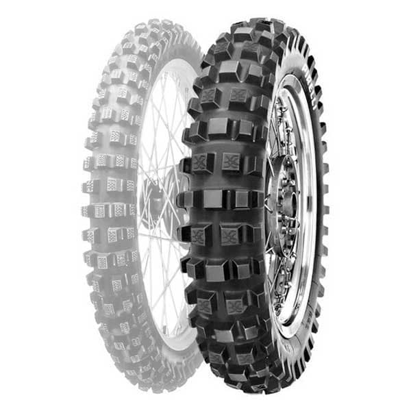 Pirelli Motocross Takarengas Mt16 Garacross 64m Tt Hopeinen 110 / 100 / R18