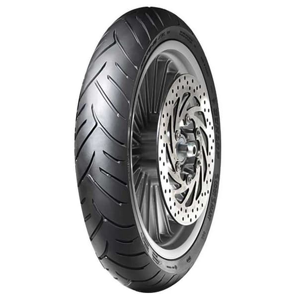 Dunlop For-eller Bagdæk Scoot Scootsmart M/c 58p Tl Sort 120 / 70 / R12