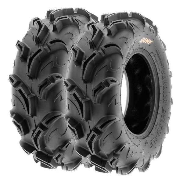Sun-f Atv Däck A-048 Tl 70j Silver 26 X 11 / R12
