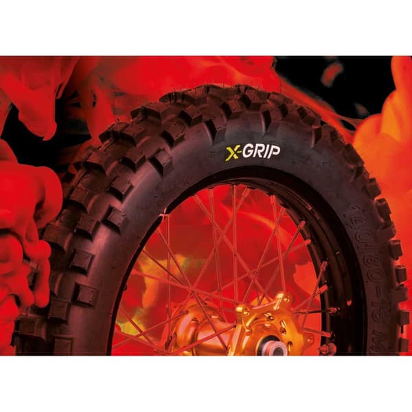 X-grip Enduro Rengas Jack The Gripper Soft Kultainen 140 / 80 / R18