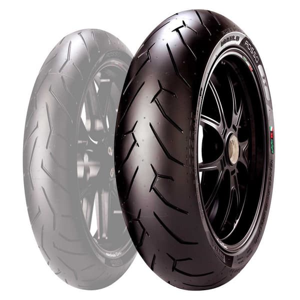 Pirelli Road Takarengas Diablo Rosso Ii 62h Tl Hopeinen 130 / 70 / R17