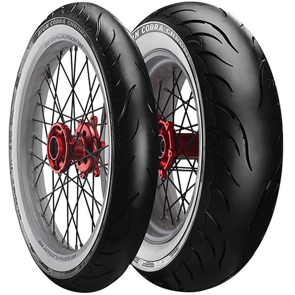 Avon Vejfrontdæk Cobra Chrome 57v Søvfarvet 100 / 90 / R19
