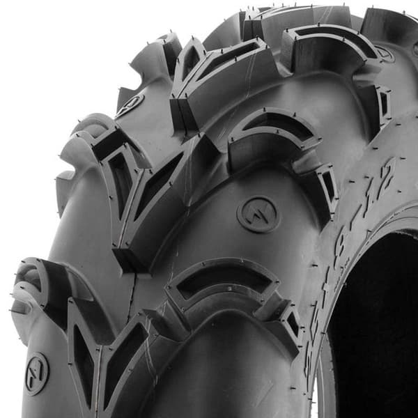Sun-f Atv Rengas A-050 Tl 70j Hopeinen 25 X 10 / R12