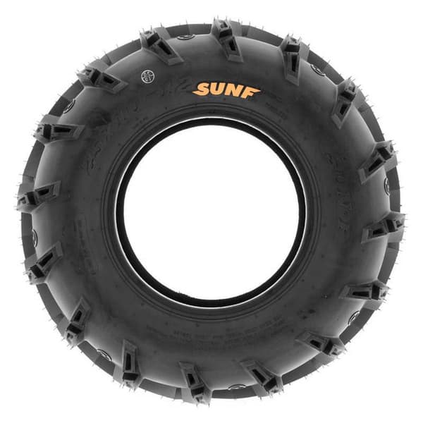Sun-f Atv Rengas A-050 Tl 70j Hopeinen 25 X 10 / R12