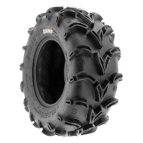 Sun-f Atv Rengas A-050 Tl 70j Hopeinen 25 X 10 / R12