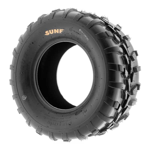 Sun-f Atv Rengas A-010 Tl 70j Hopeinen 25 X 10 / R12