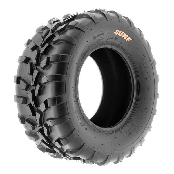 Sun-f Atv Rengas A-010 Tl 70j Hopeinen 25 X 10 / R12