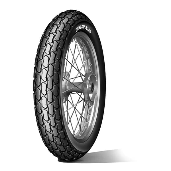 Dunlop Trail Dæk Street K180 M/c 66p Tt Sort 130 / 80 / R18
