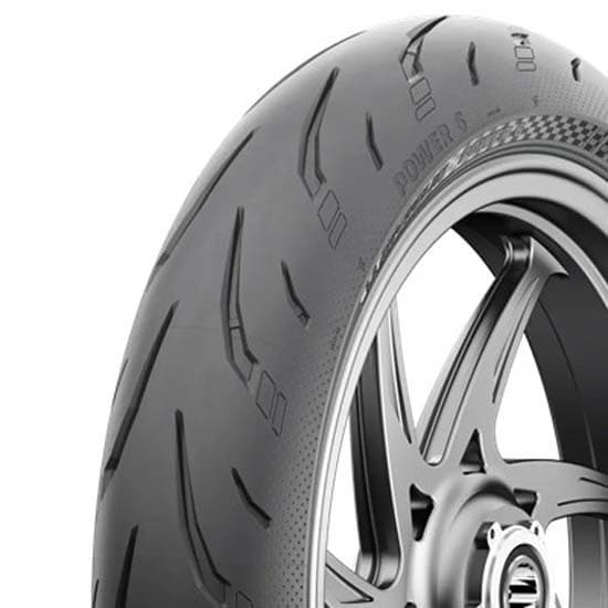 Michelin Power 6 Zr 58w Tl Tie Urheilu Edessä Rengas Musta 120/70 / R17