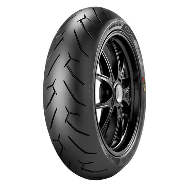 Pirelli Road Takarengas Hypersport Diablo Rosso Ii M/c 73w Tl Musta 190 / 50 / R17