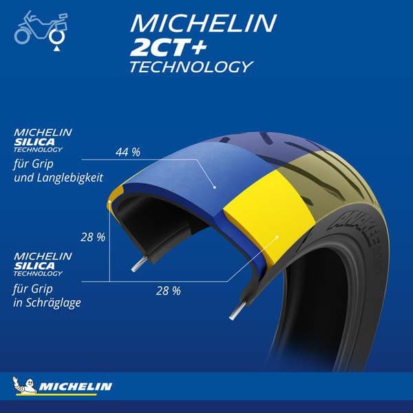 Michelin Trail Takarengas Anakee Road R 69v Hopeinen 150/70 / R17