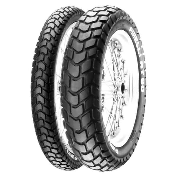 Pirelli Trail Takarengas Mt 60 64s Hopeinen 120 / 90 / R17