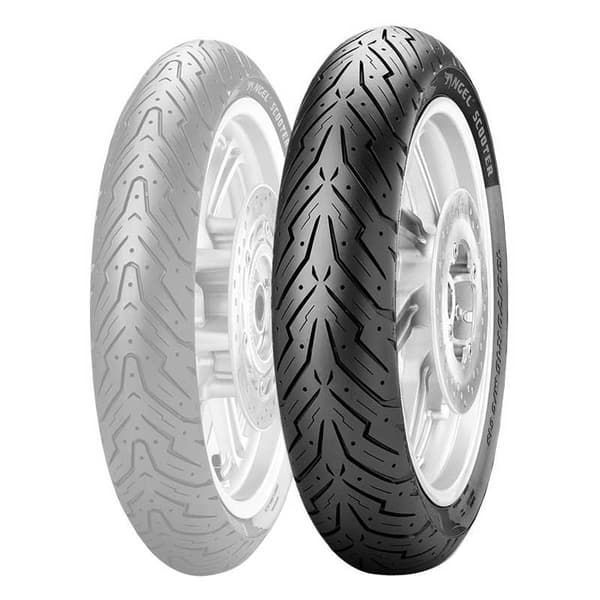 Pirelli Angel Scooter 54s Tl Skootterin Etu-/takarengas Hopeinen 110 / 70 / R13
