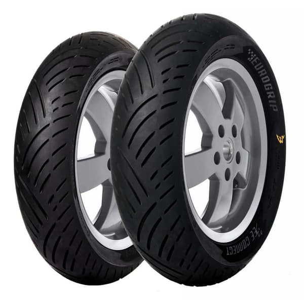 Eurogrip Bee Connect 48s Tl Skootterin Etu-/takarengas Hopeinen 110 / 70 / R13