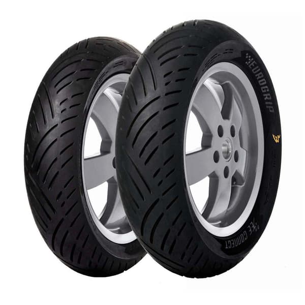 Eurogrip Bee Connect Tl 56s Skootterin Eturengas Hopeinen 120 / 70 / R15