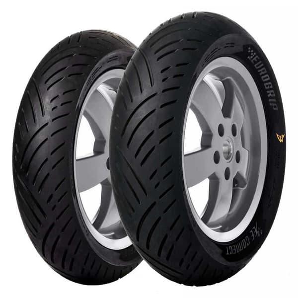 Eurogrip Bee Connect 59j Tl Skootterin Etu-/takarengas Hopeinen 3.50 / R10