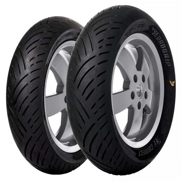 Eurogrip Bee Connect 66l Tl Skootterin Etu-/takarengas Hopeinen 120 / 90 / R10