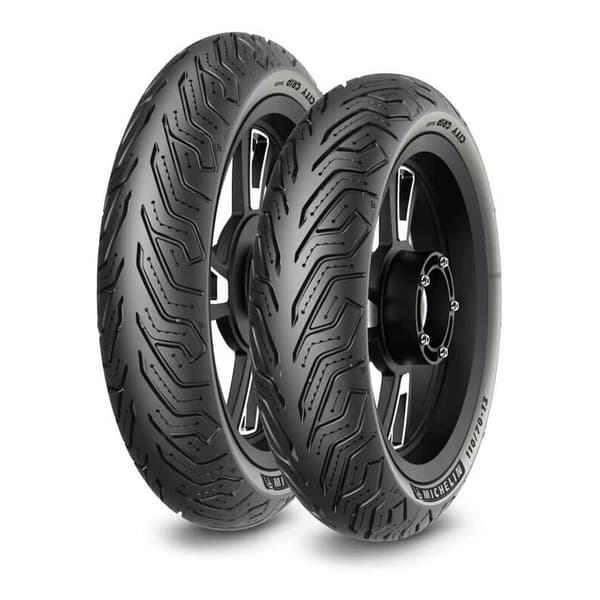 Michelin Moto City Grip Saver 61p Tl/tt Maantierenkaat Hopeinen 100 / 90 / R10