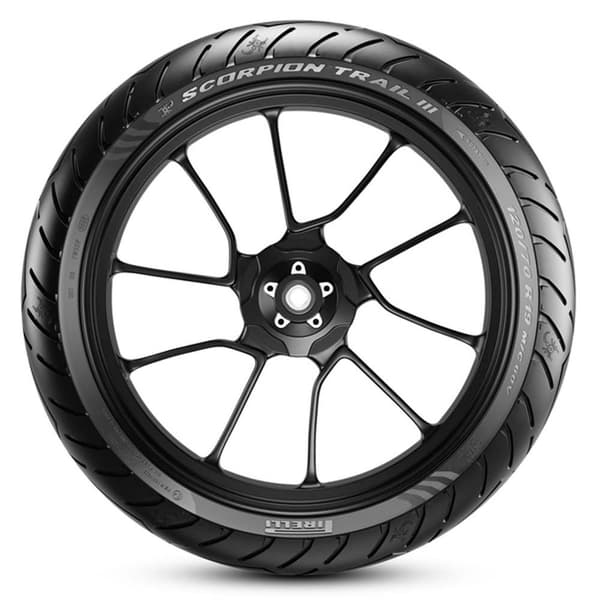 Pirelli Scorpion Trail Iii 59v Tl Etupyörän Polku Hopeinen 110 / 80 / R19