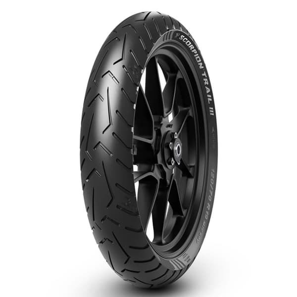 Pirelli Scorpion Trail Iii 59v Tl Etupyörän Polku Hopeinen 110 / 80 / R19