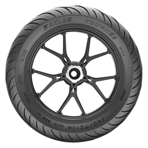 Anlas Tournee 69s Tl Skootterin Takarengas Hopeinen 140/70 / 15