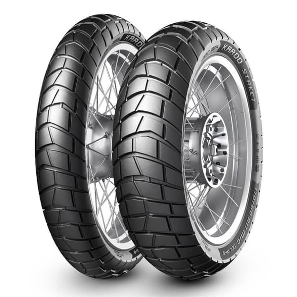 Metzeler Karoo™ Street Tl 54v Etupyörän Polku Hopeinen 90 / 90 / R21