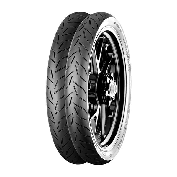 Continental Contistreet M/c 38p Tl Maantierenkaat Hopeinen 70 / 90 / R17