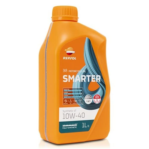 Moottoripyörän moottoriöljy Repsol Smarter 10W40 1 L