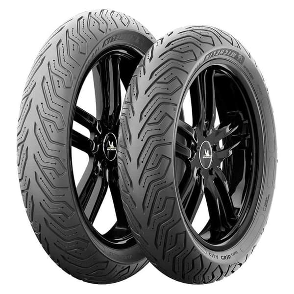 Michelin City Grip Saver Reinf 54s Tl Skootterin Etu-/takarengas Hopeinen 110 / 70 / R13