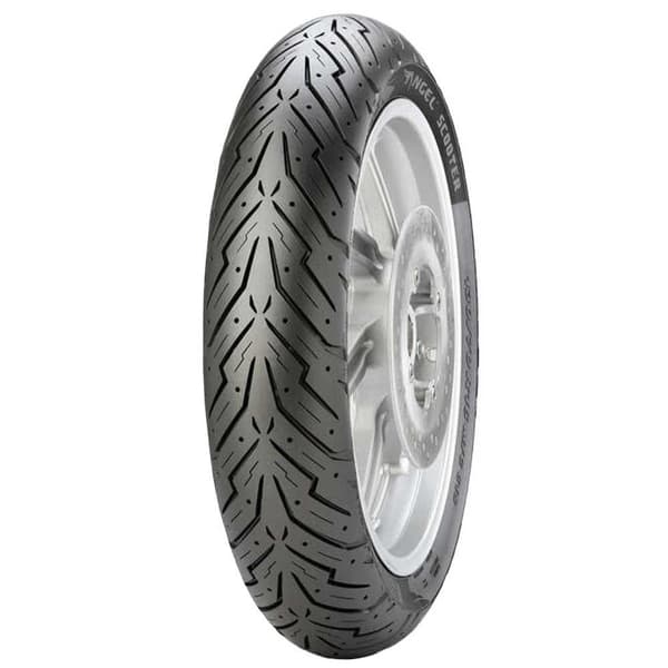 Pirelli Scoot Angel 47p Tl Skootterin Etu-/takarengas Musta 110 / 70 / R12