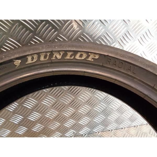 motorcykel racing däck dunlop 120/70 sportmax gp racer slick m begagnat- USED