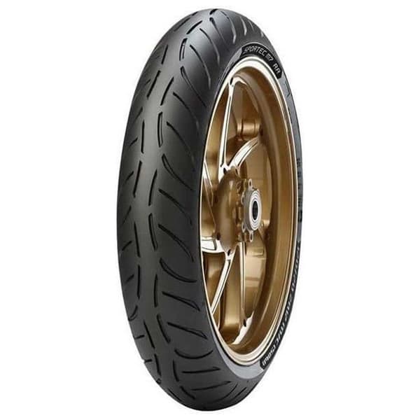 Metzeler Sportec™ M7 Roadrider Fm 58wtl Landevejsdæk Foran Gylden 120 / 70 / R17