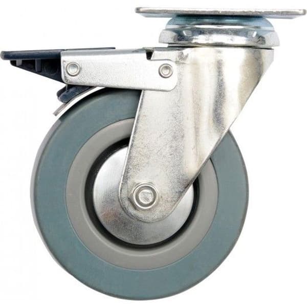 Pmcyklar - scooterdäck - quad-däck Vorel - 87383 - Svänghjul med grått gummi och broms 100mm