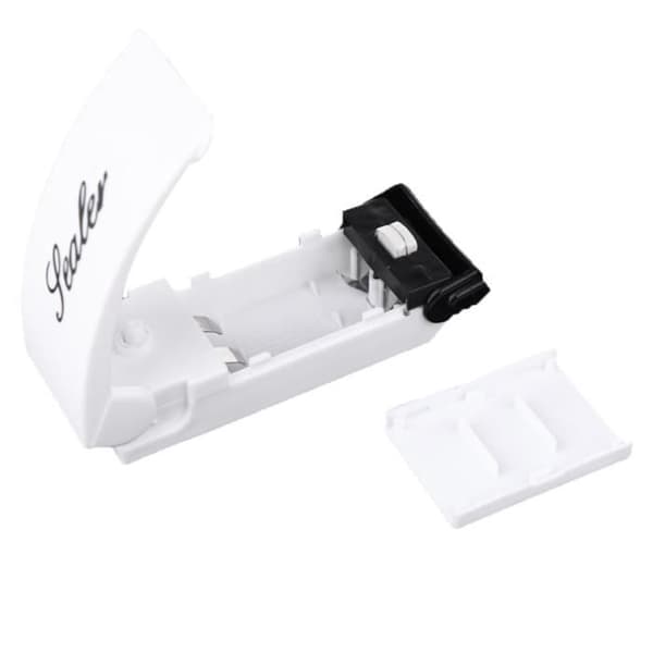 Bekväm Sealer Closer Soda Sealing Plast Matpåse Vit